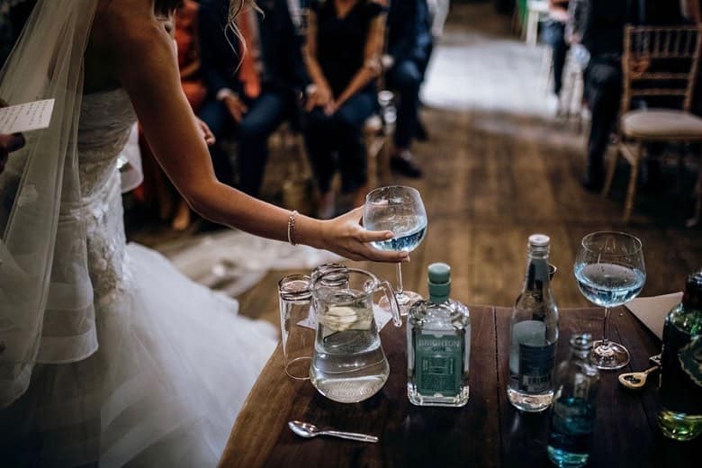Alternative Wedding Ceremony ideas - The Exchange of Gins