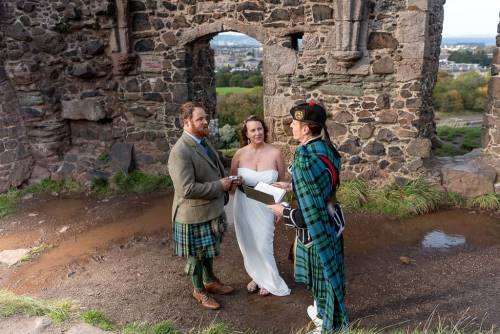 Elopement Wedding Edinburgh Celebrant Address
